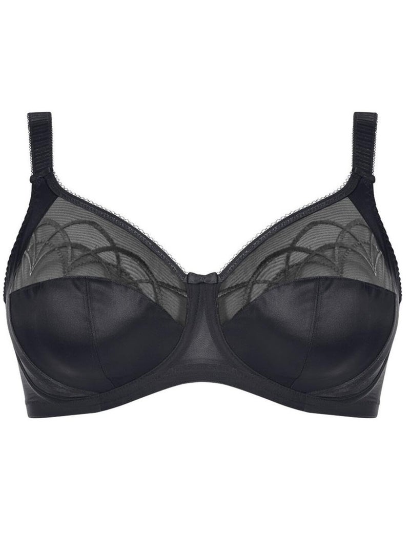 Elomi womens Cate Underwire Full Cup Banded Bra, Black, 34JJ US - Image 3